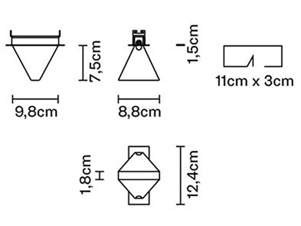 Tripla Ceiling light