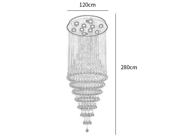 Ring Crystal Chandelier
