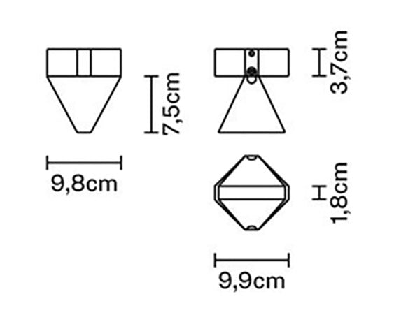 Tripla Ceiling light