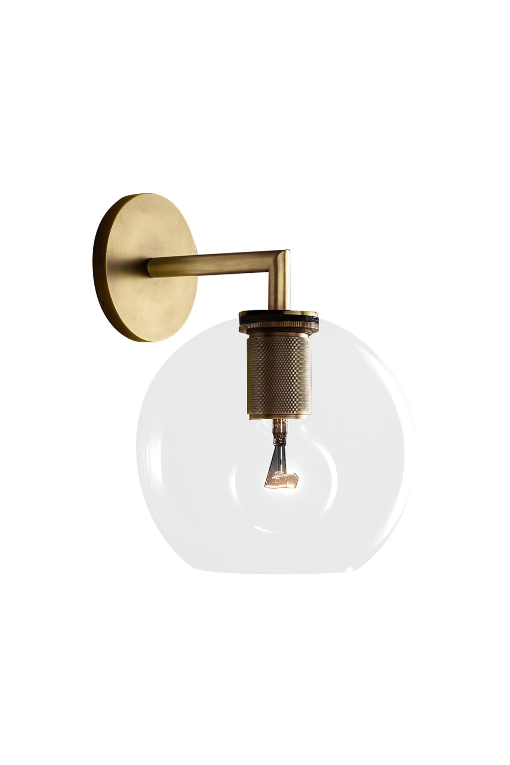 Glass Shaded Sconce