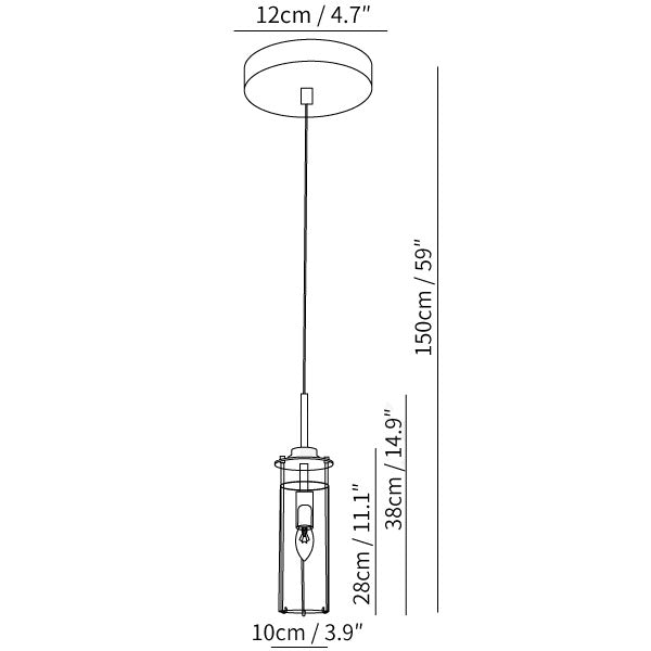 Crack Pendant Light