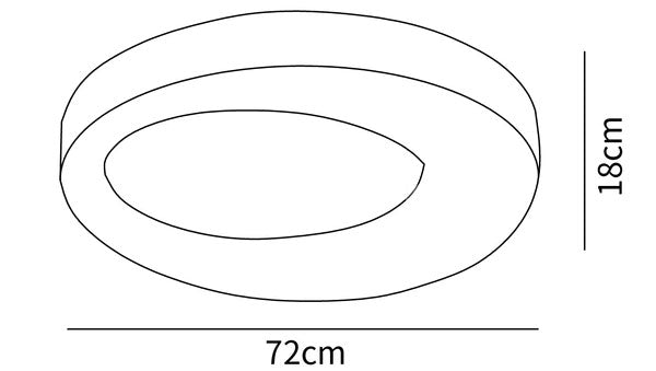 Zero Round Ceiling Lamp