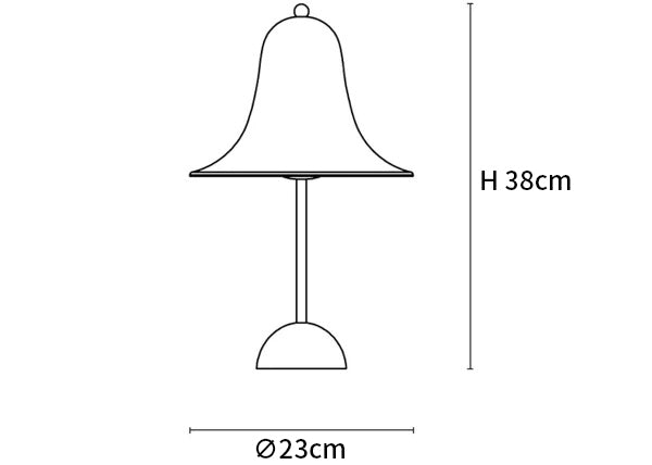 Lámpara de mesa Pantop